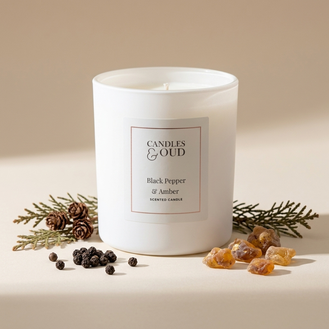 Black Pepper & Amber Candle
